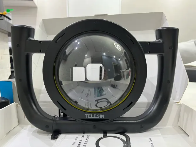 Dome Telesin para Gopro 9, 10, 11, 12 e 13 black
