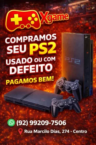 Compra de PS2 com ou sem defeito pagamos bem