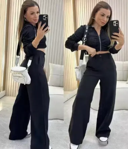 Calça Pantalona Alfaiataria NOVA