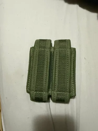 Porta-Carregador Duplo em Nylon - Verde Oliva