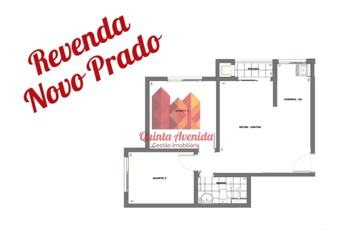 Apartamento de revenda com 2 quartos no Prado Velho!