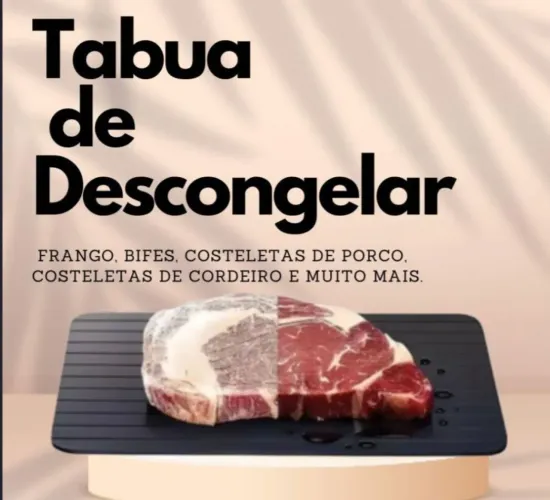TÁBUA DE DESCONGELAR ALIMENTOS novo