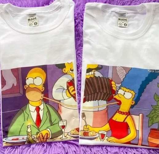 Kit camisas personalizadas casal
