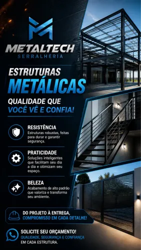 Fabricamos estrutura metálicas 