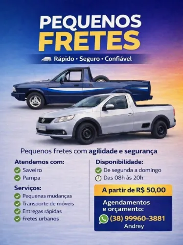 Frete Pequenos fretes