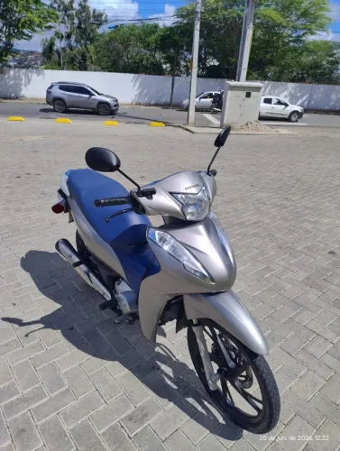 HONDA BIZ 2021 | PRATA COM AZUL