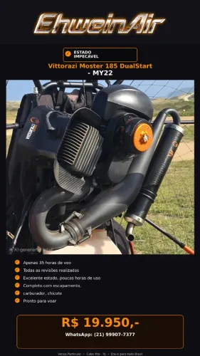 Motor/Engine Vittorazi Moster 185 Plus, MY22, DS