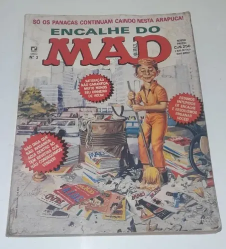 2 Revistas Mad - Edições Especiais - Encalhe Do Mad,Numero 3 & Edição Rock Enrola