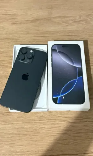 iPhone 16 Pro Max Preto 256GB - impecável