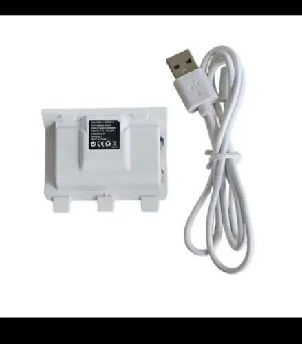 BATERIA RECARREGÁVEL PARA CONTROLE X-BOX SERIES S/X BRANCA USB