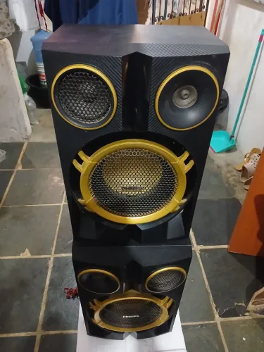 2 cx de som cada uma com 500ws total 1.000ws seminovo.