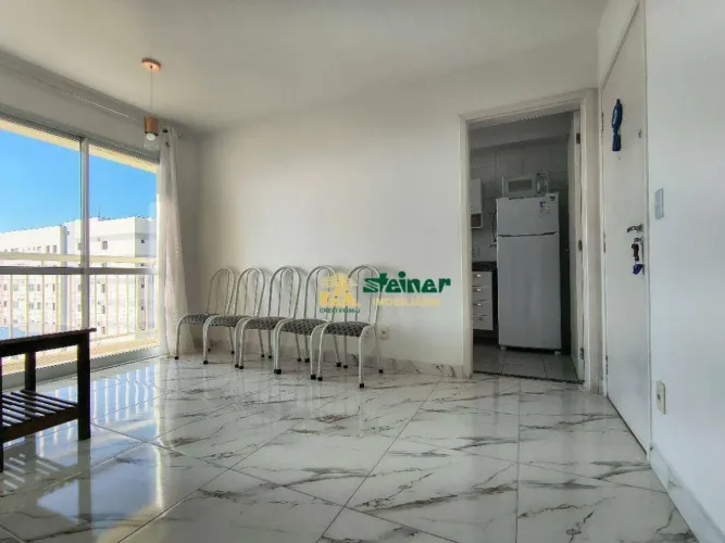 Apartamento com 2 dormitórios para alugar, 48 m² por R$ 2.841,41/mês - Vila das Palmeiras