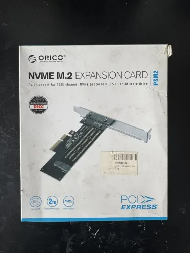 Adaptador ORICO PSM2-X16 SSD M.2 NVMe para slot PCIe x16 - na caixa