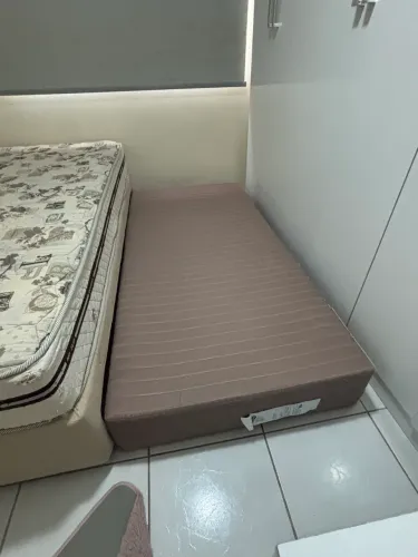 Cama box solteira com cama auxiliar 