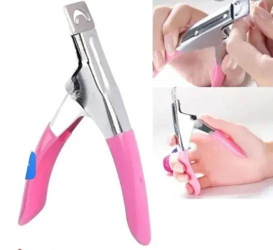 Alicate Cortador de Tips Acrigel Alongamento de Unhas Profissional