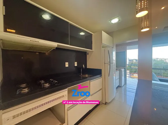 Apartamento com 3 dormitórios para alugar, 102 m² por R$ 3.000/mês - Água Verde - Blumenau