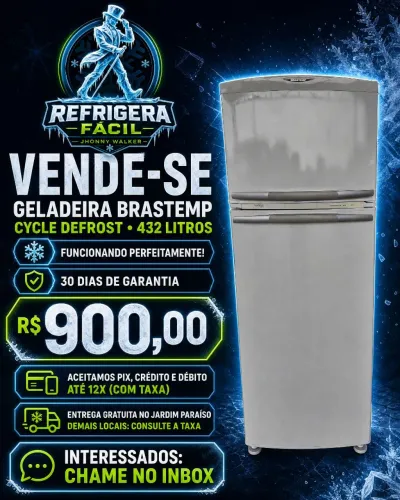 Geladeira Brastemp Cycle Defrost 432 Litros 