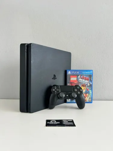 Playstation 4 Slim 500GB Completo!! (Aceito Cartão)