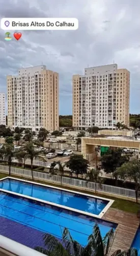 van94- ALUGO APARTAMENTO BRISAS MOBILIADO 2 QUARTOS SENDO 1 SUÍTE 5 ANDAR R$3.200