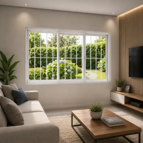 janela 3 folhas 100x200 com grade linha premium pagamento na entrega
