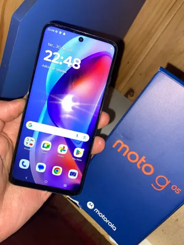 Moto g05 novinho na caixa, 1 mês de uso 700$