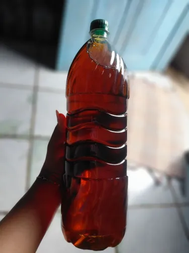 Azeite de coco e mel