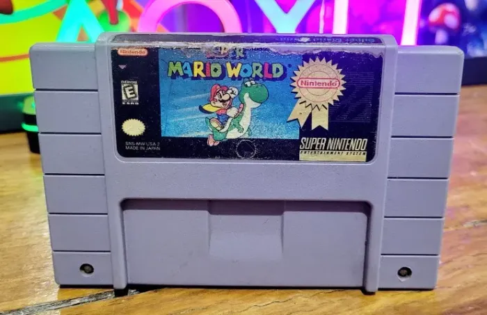 Cartucho Super Mario World Millions Seller Original Salvando