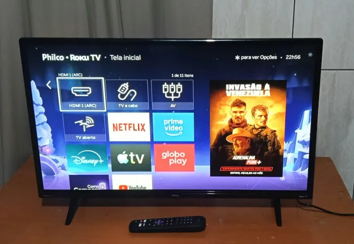 VENDO TV SMART PHILCO ROKU 32' FULL HD COMPLETA