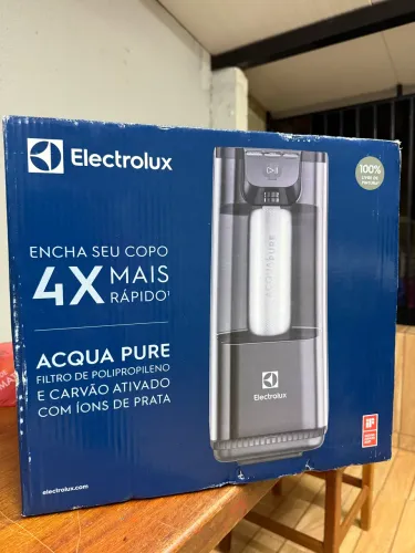 Purificador de Água Electrolux Pe12g Pure 4x Painel Touch Cinza 110v/220v