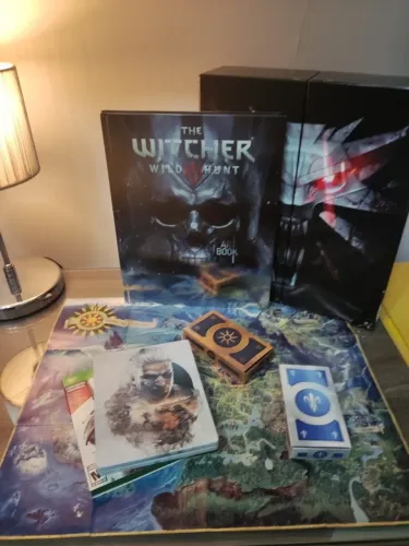 Art book limited edition, mapa, 2 baralhos gwent