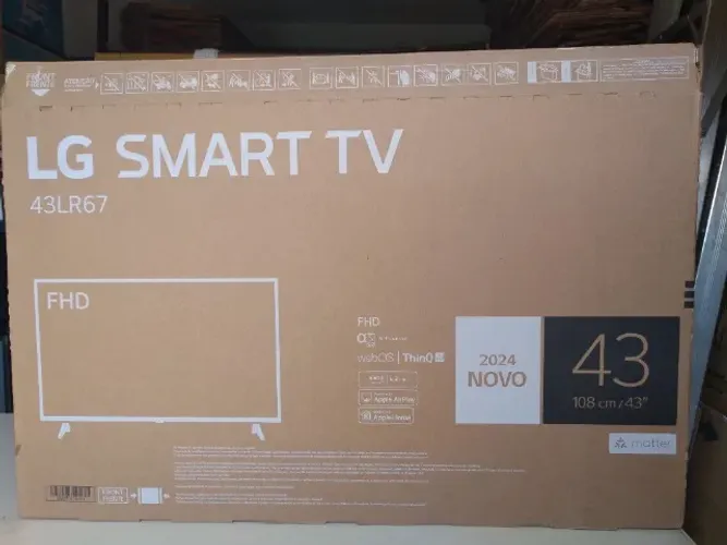Caixas de papelão para TV 43 Polegadas / SEM ISOPORES