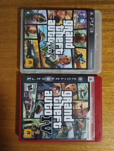 GTA IV e V PS3 completo com os mapas 
