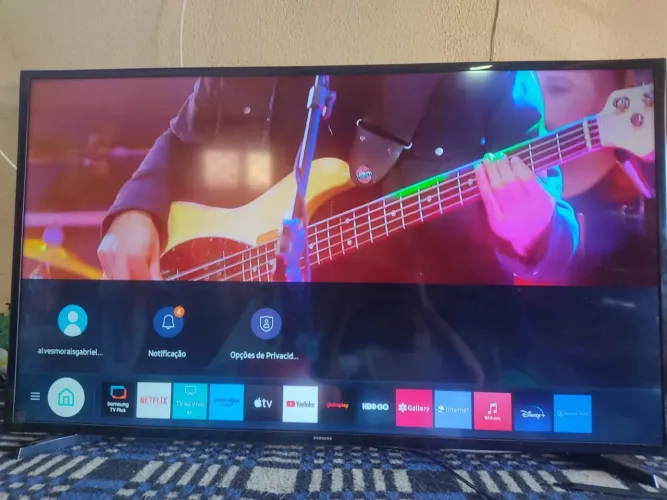Tv led 43 polegadas Samsung Tizen entrega local 