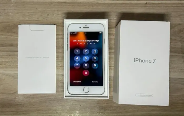 iPhone 7 Branco, 128GB - Impecável - Produto de Vitrine