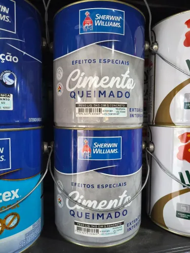 Cimento queimado Sherwin Williams cor concreto