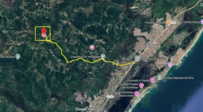 Terreo 400m² em Arembepe