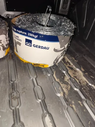 Arame farpado Gerdau 750 metros barato