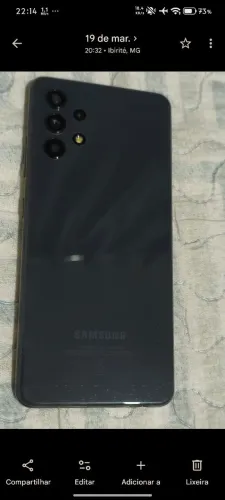 (Sem carregador) Samsung Galaxy A32 4G - Tela Super AMOLED e Câmera de 64MP 128GB