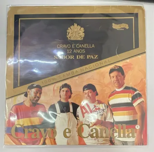 VINIL LP - CRAVO E CANELLA - SABOR DE PAZ - 12 ANOS (1993)