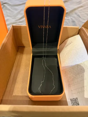 Cordão de Ouro Branco Fino Vivara Original Novo com Nota Fiscal