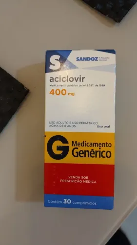 Vendo cx aciclovir v400mg.