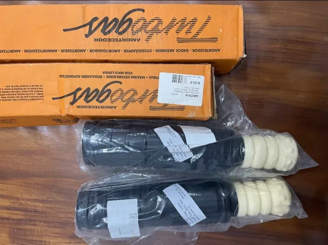 Kit amortecedores traseiros e batente chevrolet spin/onix