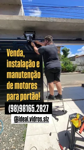 Instalação e manutenção em motores e portões automáticos 