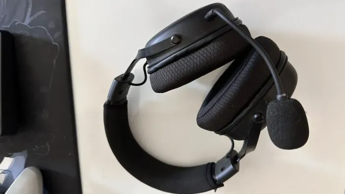 Headset Gamer Sem fio Mchose v9 pro +almofadas extras de tecido + protetor Headband.