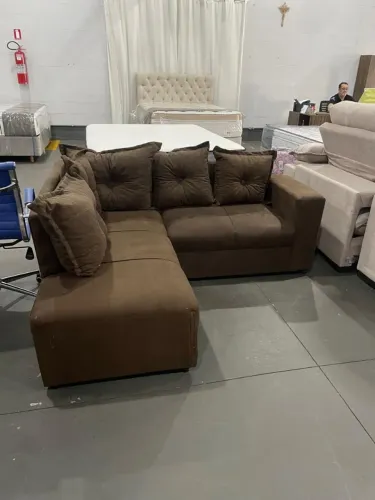 Sofá de canto simples