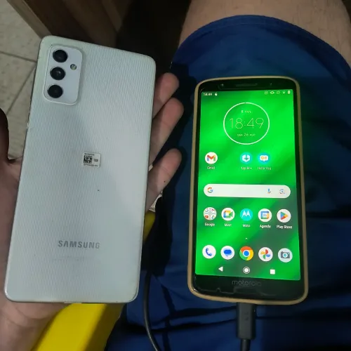 Vendo moto G6 plus e Samsung M52 