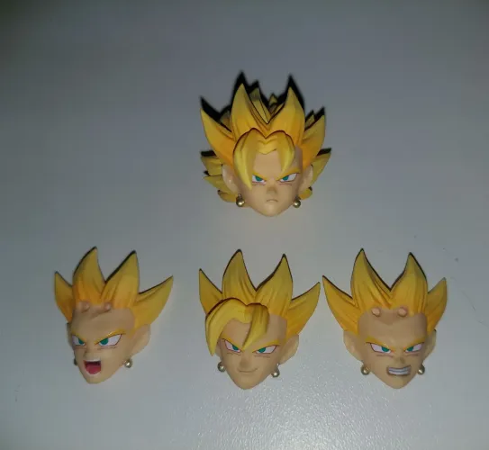 Head vegetto ssj sh figuarts demonical fit SHF df shfiguarts vegito