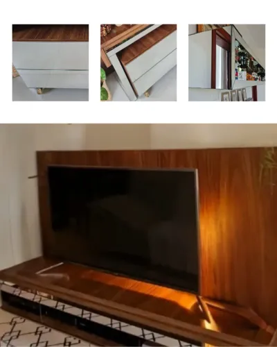 Excelente móvel para sala de estar, versátil e moderno, com design exclusivo.