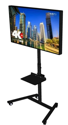 pedestal Suporte tv com rodas 32" a 75"