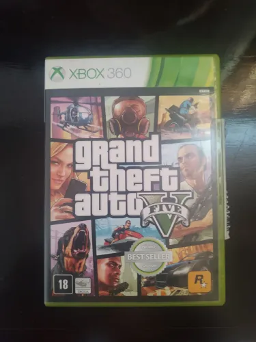 GTA V de Xbox 360 e ainda tem o mapa